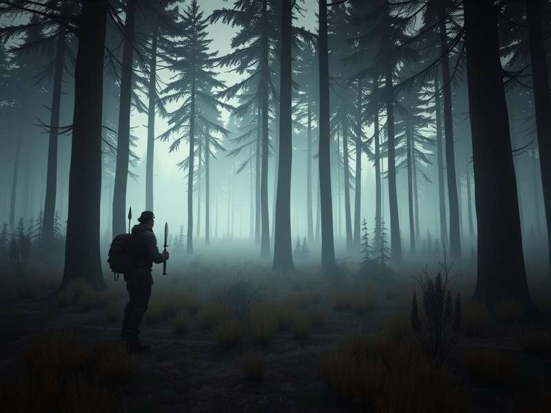 Wolf Hunt Legend gameplay screenshot showing hunting in forest